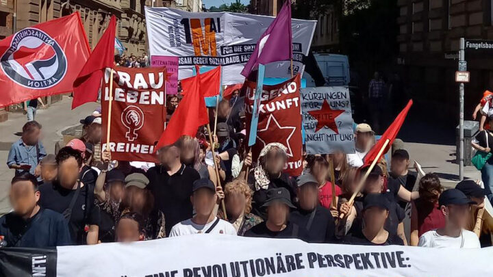 Bericht zum 1. Mai 2025 in Stuttgart: 1700 Menschen bei Revolutionärer 1. Mai Demo, größtes Straßenfest am Stadtteilzentrum Gasparitsch, 120 Personen bei Kundgebung im Stadtteil