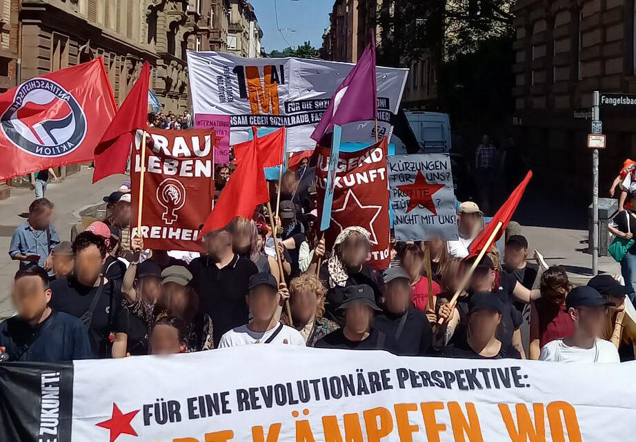Bericht zum 1. Mai 2025 in Stuttgart: 1700 Menschen bei Revolutionärer 1. Mai Demo, größtes Straßenfest am Stadtteilzentrum Gasparitsch, 120 Personen bei Kundgebung im Stadtteil Bericht zum 1. Mai 2025 in Stuttgart: 1700 Menschen bei Revolutionärer 1. Mai Demo, größtes Straßenfest am Stadtteilzentrum Gasparitsch, 120 Personen bei Kundgebung im Stadtteil