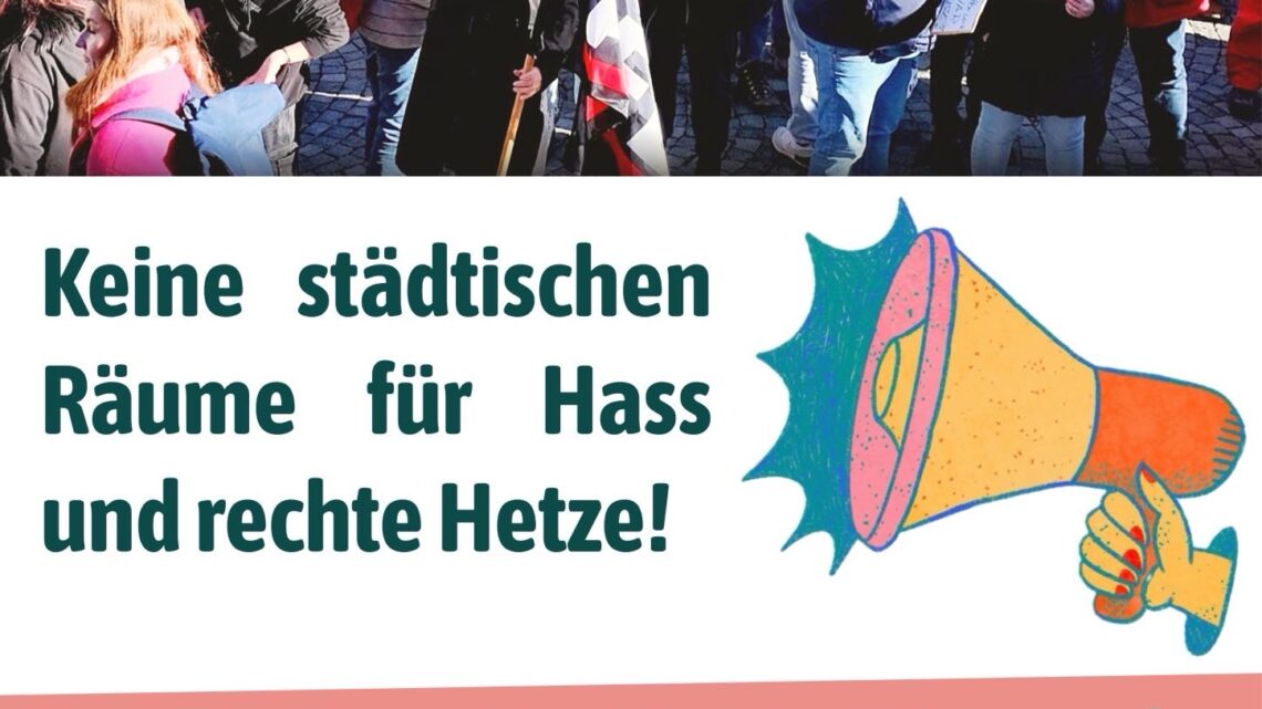 Kein Stadtgarten für Nazis! Kein Stadtgarten für Nazis!